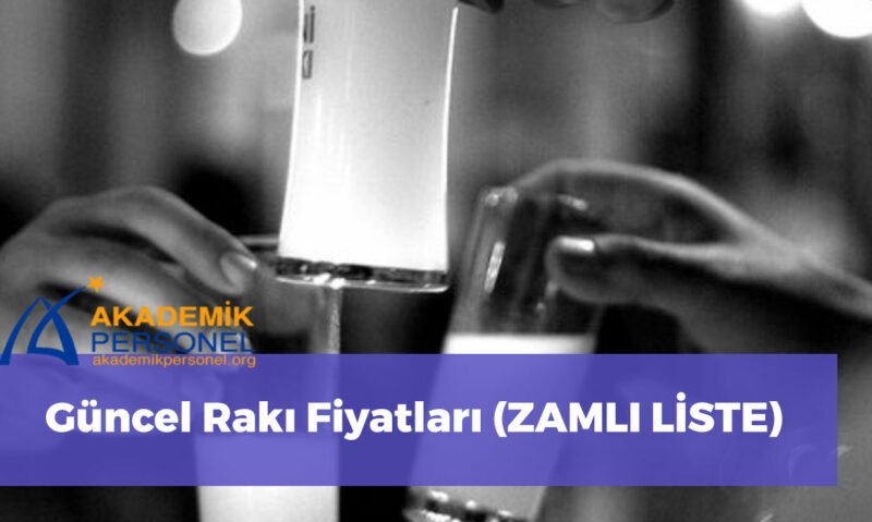 Rakı Fiyatları 2023 GÜNCEL ZAMLI Yeni Rakı Tekirdağ Efe