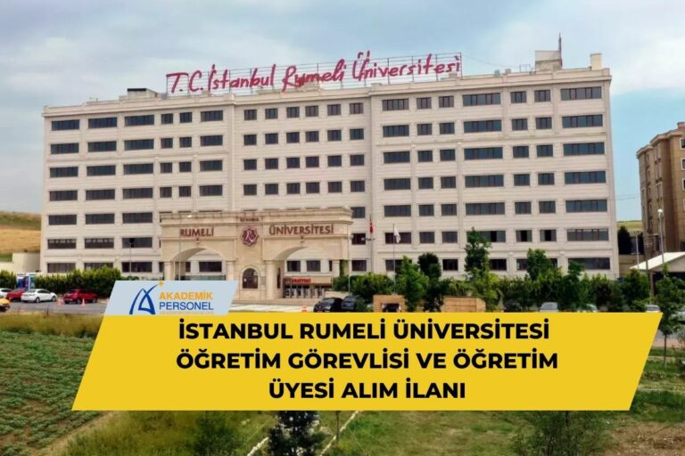 Bursa Teknik Üniversitesi Öğretim Üyesi Alımı - Akademik Personel